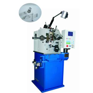 Fast Debug Conical Spring Bending Machine Automatic Oiling with English Monitor