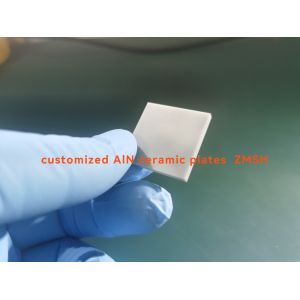 25x25x2mmt AlN Ceramic Substrate Plates With Lapped Surface Treatment