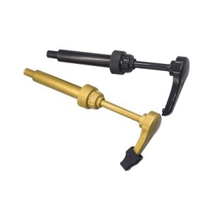 Food Grade Gold Syrup Dispenser Pump Dustproof Drip Proof Design