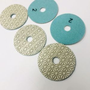 100mm 3 Step Diamond Polishing Pads For Granite