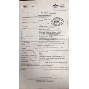 SHENZHEN ZHUSHAN NEW ENERGY TECHNOLOGY CO.,LTD Certifications