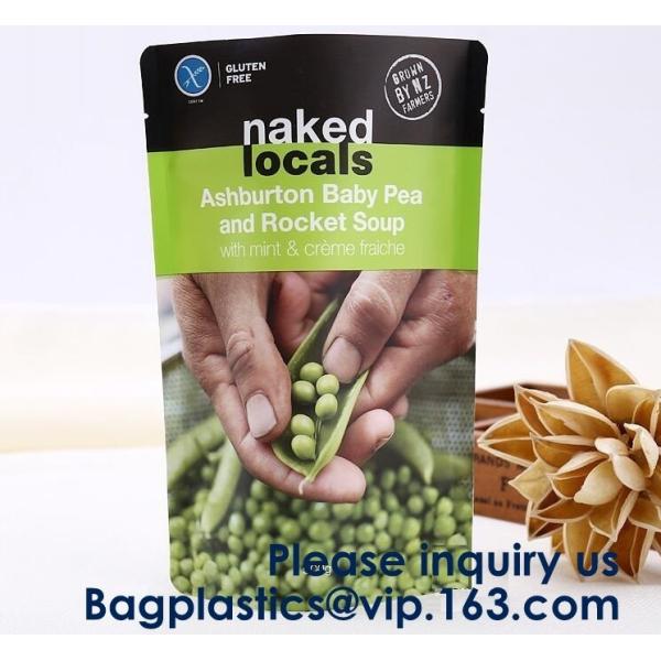 Salad Snack Powder Wheat Flour Stand Up Pouch Soup Spice Packaging Bag With