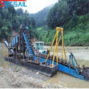 128-176PCS Chain Quantity Chain Bucket Sand Dredger for River Gold and Diamond