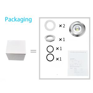 Stainless Steel RGB Recessed Pool Lights Submersible Underwater 10W