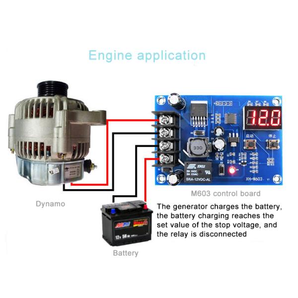 XH-M603 Battery Charger Protection Board 12-24V 18650 Battery Charger Circuit Board