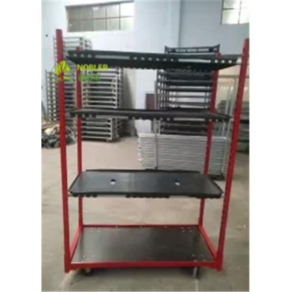 Buy Hot Dip Galvanized Dutch Flower Trolley Seedling Car at wholesale prices