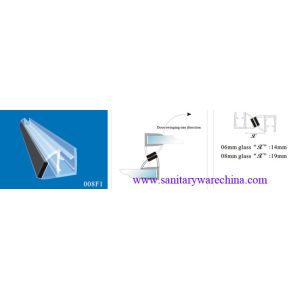 Quality Sealing Strips/waterproof magnetic strips/shower door seals/PVC Magnetic Seal 008F1 for sale