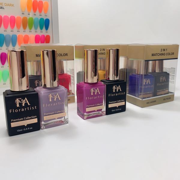 OEM Customize Private Label 3 in 1 Nail Set Dip Powder Gel Polish Color Matching Nail Polish