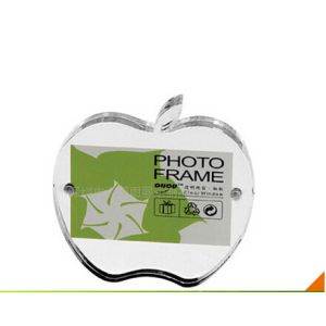 Quality Apple shaped Acrylic Photo Frame ,Customized Acrylic Photo Frame for sale