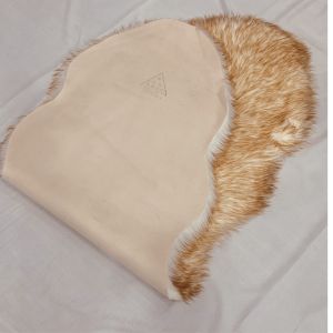 Sculptured Chair Genuine Sheepskin Cushion Pads Carpets Special Shaped