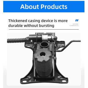 Black Office Chair Mechanism with 178X240mm Size and 200X148mm Mounting Hole