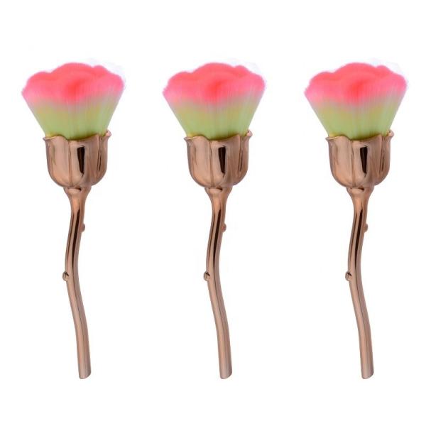 Wholesale Soft Hair Nail Art Tool Brush Beauty New Produce Cleaning Dust Rose