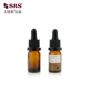 D012 Economical Semi Transparent Colored Glass Dropper Bottle For Perfume Oil