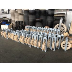 Dia660mm Nylon Wheel Bundled Conductor Stringing Blocks