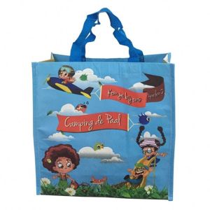 4 Color Printing 2.5x60cm 30x10x40cm 120gsm RPET Bag