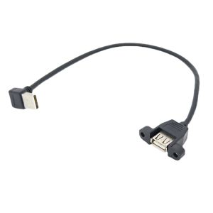 OEM ODM Extension USB Charging Data Cable Male To Female With Screw Locked