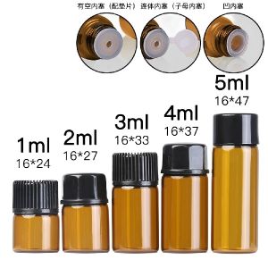 Color Glass Roll On Essential Oil Sample Bottle 2ml 3ml 5ml