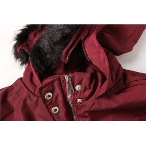 Stockpapa 99% Polyester Ladies Warm Parka Coat