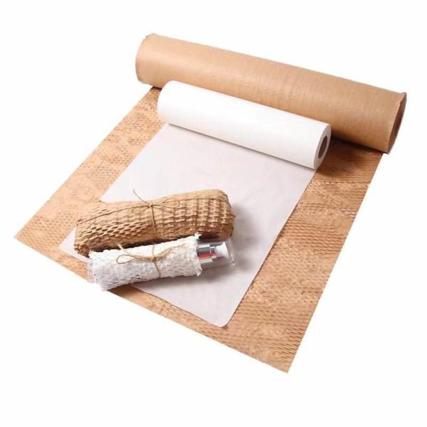 Buy CX Eco Friendly Packaging Honeycomb Honey Comb Wrap Paper Roll Honeycomb Wrapping Paper Oem Rolling Honeycomb Craft Paper White at wholesale prices