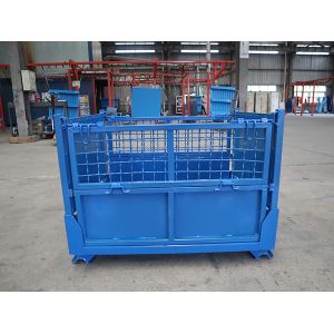 Customized Steel Collapsible Pallet Cage 1000kg - 2000kg Load Bearing