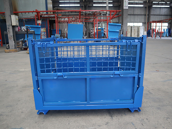 Customized Steel Collapsible Pallet Cage 1000kg - 2000kg Load Bearing
