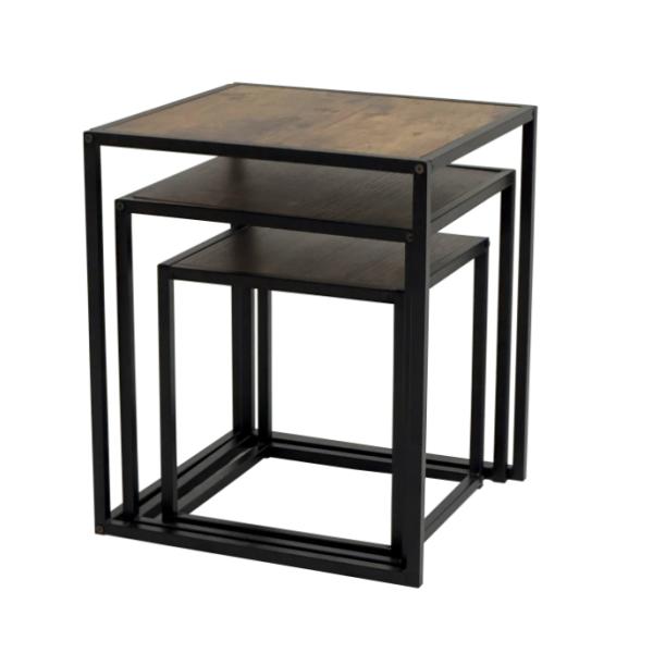 Metal Side Table Living Room Furniture with Modern Design and Luxury Gold Finish