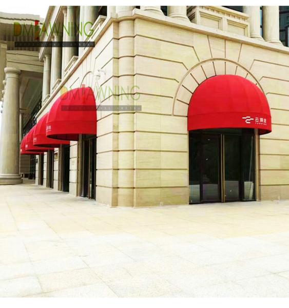 Commercial Folding European French Style Awnings Half Round Awning