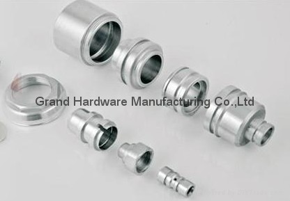 male thread NPT,BSP,Metric precision hydraulic steel fittings