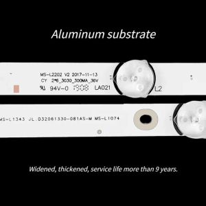 SMD3030 LED TV Backlight Strips 6LEDs For 32inch MS-L1343 JL.D32061330-081AS-M