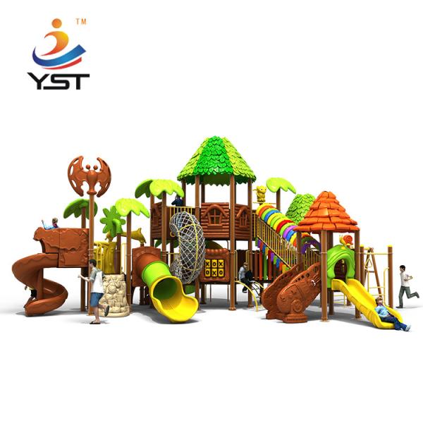 Buy Preschool Equipment Children Plastic Slide Outdoor PVC Coated GS Certified at wholesale prices