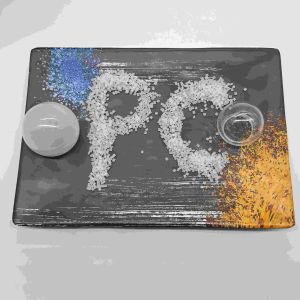 Eco Friendly Recyclable Polycarbonate Resin Halogen Free V0 PC Resin