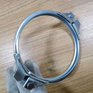 Heavy Duty Pipe Clamps Modular Pipework Systems Connect Pull Ring For Industrial