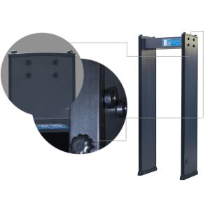 Weatherproof Industrial Walk Through Security Scanners With 4 Detection Zones