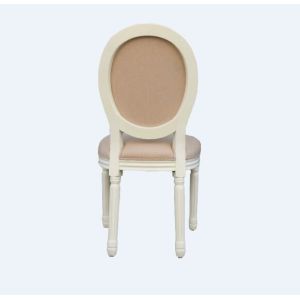 French style antique round back dining chair carved solid wood chair vintage