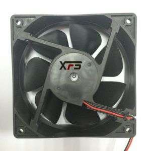 120*120*38mm 12V/24V/48V DC Black Plastic Brushless Cooling Fan DC12038