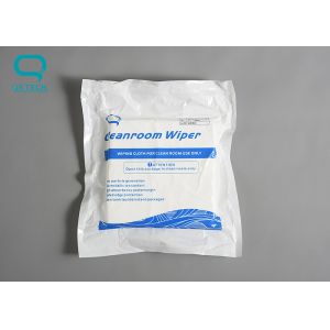 Medical Polyester Long Fiber Braided Clean Room Wipes Dust Free