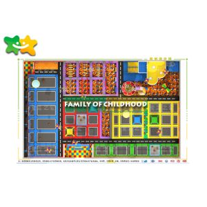 Inflatable Bouncer Trampoline Park Equipment , Kids Toddler Trampoline Airbound