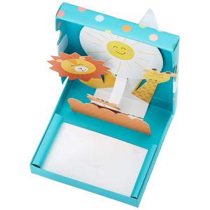 Recycled Materials Welcome Baby Pop-up Box Freshman Gift Box 3D Cardboard Origin