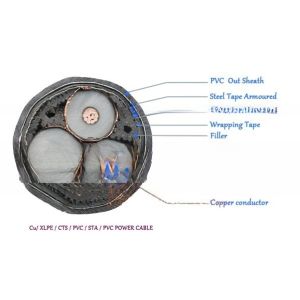 HV 12/20KV 66KV 110KV 35mm2 to 800mm2 XLPE Armoured 33kv cable