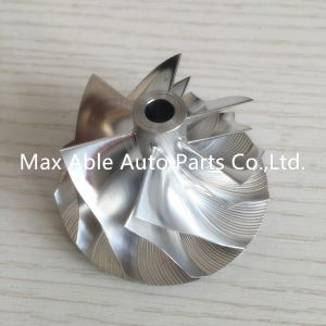 RHF55 43.40/56.03mm 6+6 blades Turbocharger Billet compressor wheel for Nissa*n