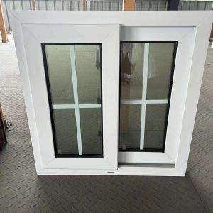 High Quality Modern Tempered PVB Laminated PVC UPVC Frame Plastic Sliding Glass
