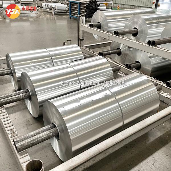 8079 8006 Paper Aluminum Foil Jumbo Food Packaging 11 Micron 35 Micron Aluminum Foil Jumbo Roll