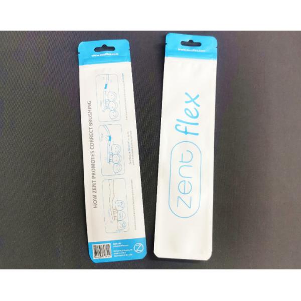 Buy Custom printed Pearl Film plastic cosmetic brush packaging bag at wholesale prices