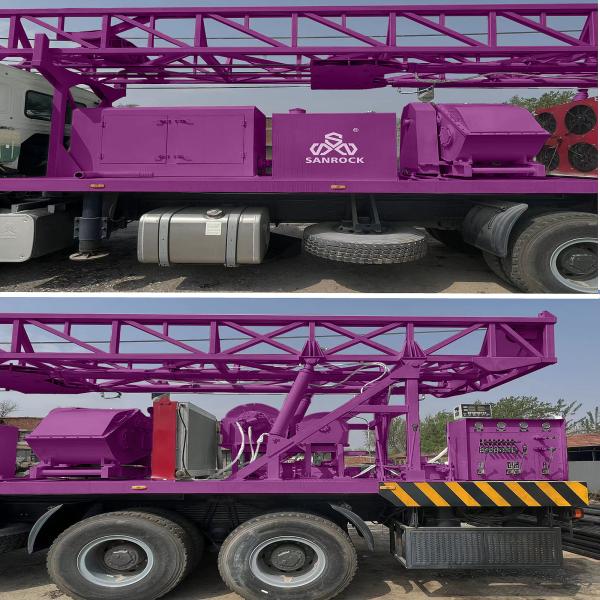 Truck Mounted Water Well Drilling Rig Equipment Hydraulic Water Well Drilling Machine