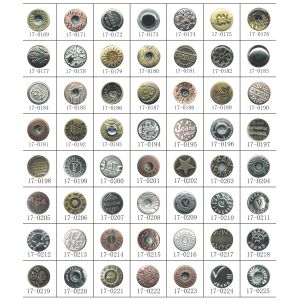 wholesale factory cheap price iron material metal jeans button