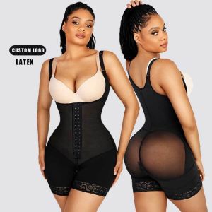 2023 Latex Tummy Control High Waist Shapewear Butt Lifter Compression Shaper for Women