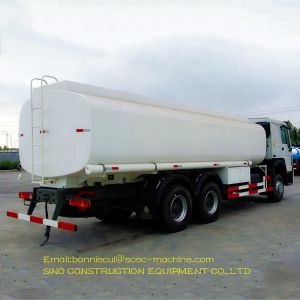 Stainless Steel Sinotruk Howo 6x4 Tractor Truck 18000 Liters Mobile Fuel Truck