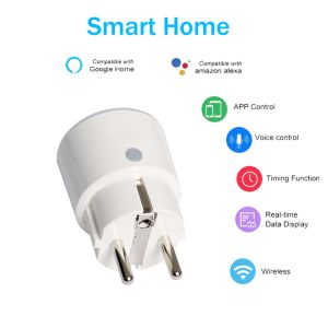 PC ABS 110-230V 45m 10A 2.4G 1T1R wifi plug socket