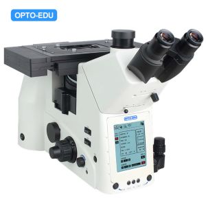 OPTO EDU A13.1098 Full Motorized Inverted Metallurgical Microscope Semi-APO
