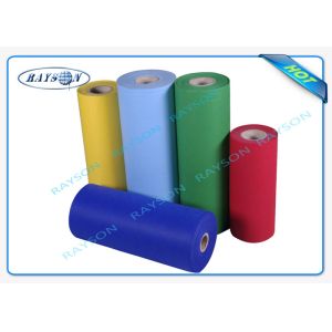 Home Use PP Spunbond Non Woven Fabric Roll 40gr With Different Colors